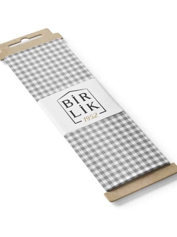 birlik1952 duck kumaş panama keteni zefir fabric pötikare pitikare ekose masa örtüsü döşemelik gingham grey