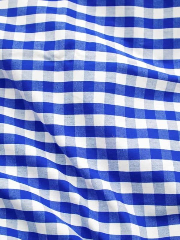 birlik1952 duck kumaş panama keteni zefir fabric pötikare pitikare ekose masa örtüsü döşemelik gingham blue lacivert