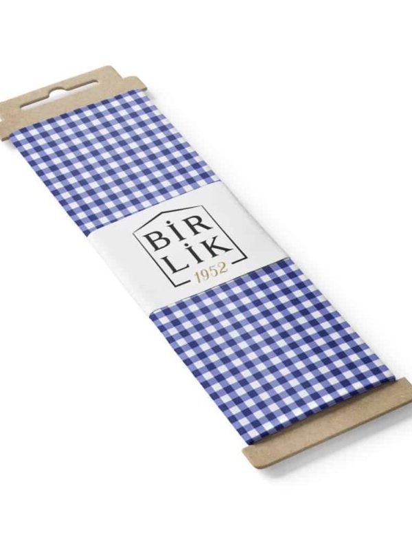 birlik1952 duck kumaş panama keteni zefir fabric pötikare pitikare ekose masa örtüsü döşemelik gingham blue lacivert