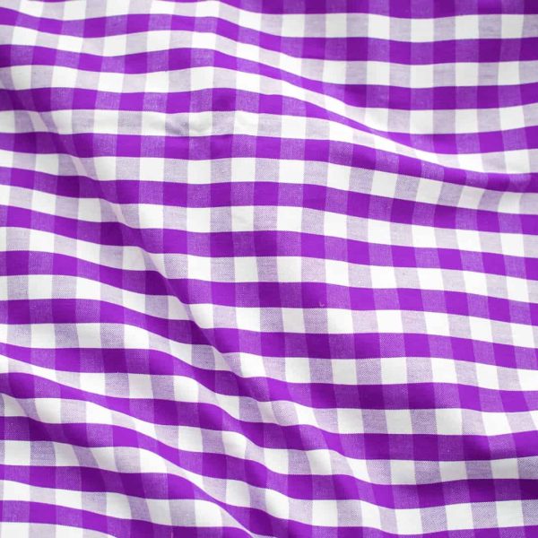 birlik1952 duck kumaş panama keteni zefir fabric pötikare pitikare ekose masa örtüsü döşemelik gingham purple mor