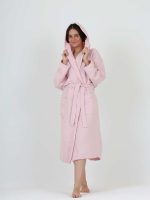 birlik1952 ipliq crinkle krinkle 4 kat multi double muslin müslin bathrobe pink pembe