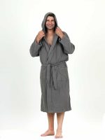 birlik1952 ipliq crinkle krinkle 4 kat multi double muslin müslin bathrobe antasit anthracite