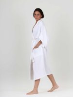 birlik1952 ipliq crinkle krinkle 4 kat multi double muslin müslin bathrobe kimono white beyaz