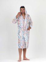 birlik1952 ipliq crinkle krinkle 4 kat multi double muslin müslin bathrobe etnic