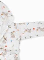 birlik1952 müslin bornoz bebek çocuk fabric baby bathrobe muslin rabbit tavşan
