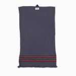 birlik1952 ipliq mutfak havlusu crinkle 4 kat multi müslin kumaş fabric turkish towel indigo mavi