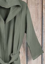 birlik1952 ipliq crinkle krinkle 4 kat multi double muslin müslin bathrobe çağla yeşil green