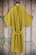 birlik1952 ipliq kimono crinkle krinkle 4 kat multi double muslin müslin bathrobe harda mustardl