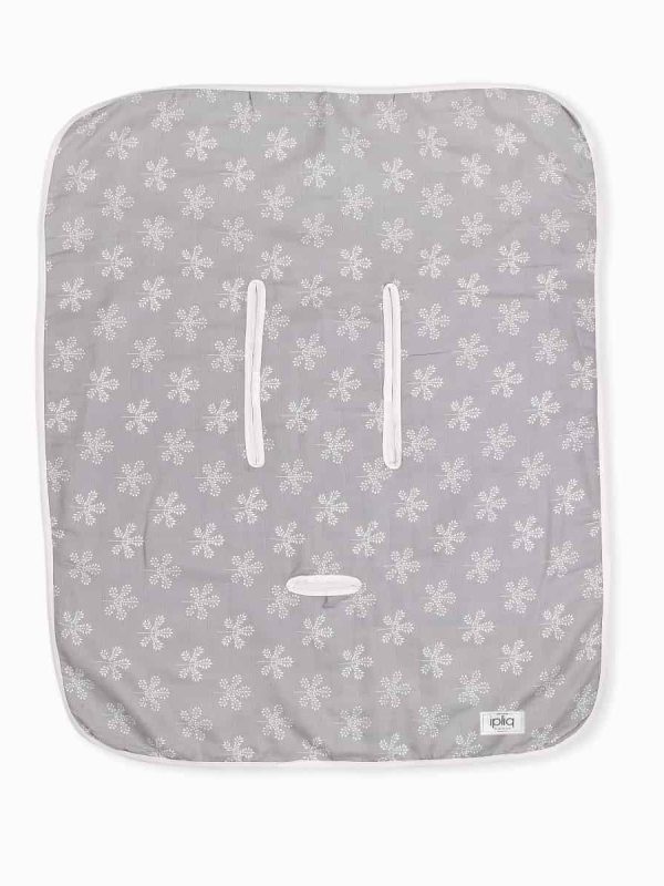 birlik1952 ipliq lunanino müslin oto koltuğu kılıfı muslin fabric baby car seat kar tanesi