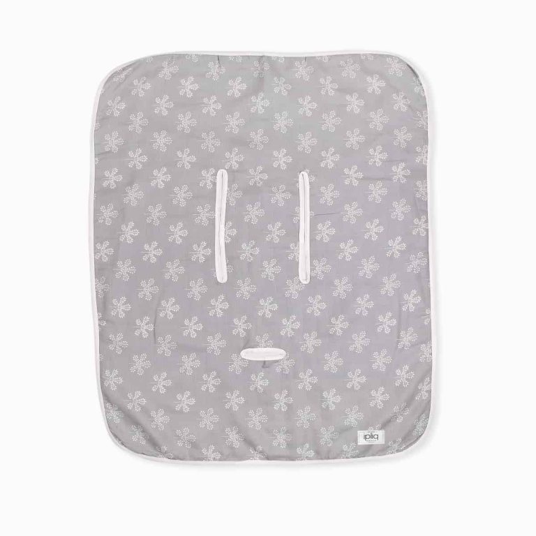 Lunanino Müslin Bebek Çocuk Puset Oto Koltuğu Kılıfı Kar