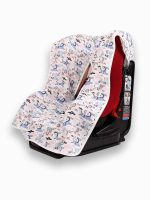 birlik1952 ipliq lunanino müslin puset oto koltuğu kılıfı muslin fabric baby car seat cover lama