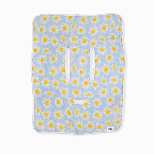 birlik1952 ipliq lunanino müslin puset oto koltuğu kılıfı muslin fabric baby car seat cover daisy papatya