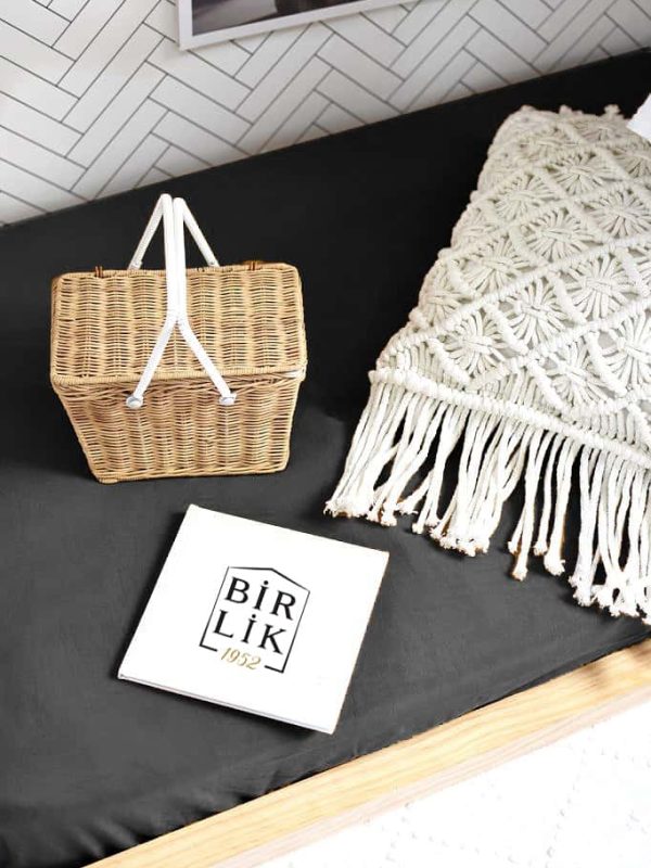 birlik1952 ranforce poplin saten lastikli çarşaf fitted bed sheet mat cover baby child çocuk yatak çarşafı black siyah