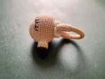 birlik1952 amigurumi oyuncak baby cotton toys rattle teat hanger flamingo