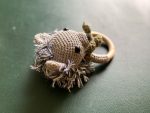 birlik1952 amigurumi çıngırak diş kaşıyıcı emzik askısı oyuncak baby cotton toys rattle teat hanger hedgehog kirpi