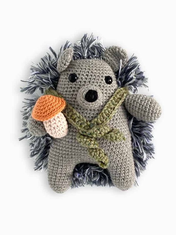 birlik1952 amigurumi çıngırak diş kaşıyıcı emzik askısı oyuncak baby cotton toys rattle teat hanger hedgehog kirpi