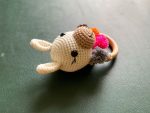 birlik1952 amigurumi çıngırak diş kaşıyıcı emzik askısı oyuncak baby cotton toys rattle teat hanger lama