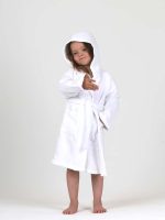 birlik1952 ipliq crinkle krinkle 4 kat multi double muslin müslin bathrobe bebek çocuk bornoz white beyaz