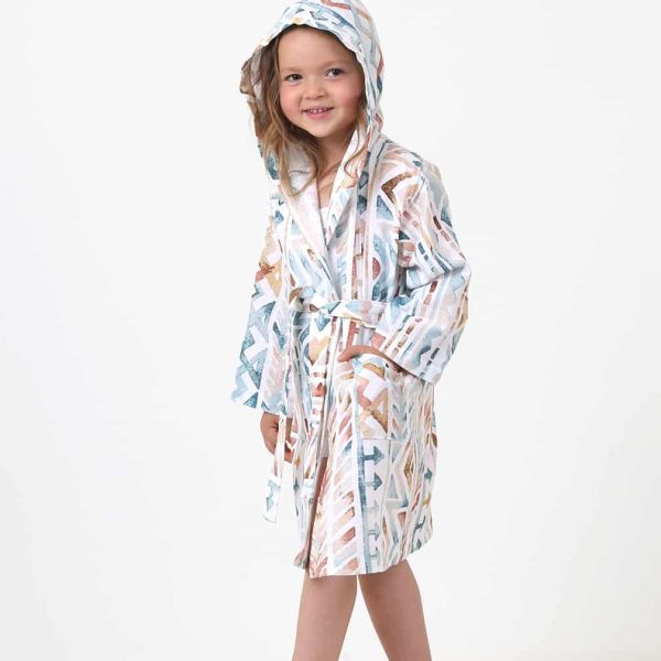 birlik1952 ipliq muslin müslin bathrobe bebek çocuk bornoz etnic
