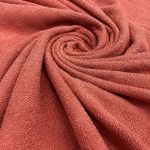 birlik1952 metrelik havlu turkish towel meter bathrobe fabric terracota kırmızı red