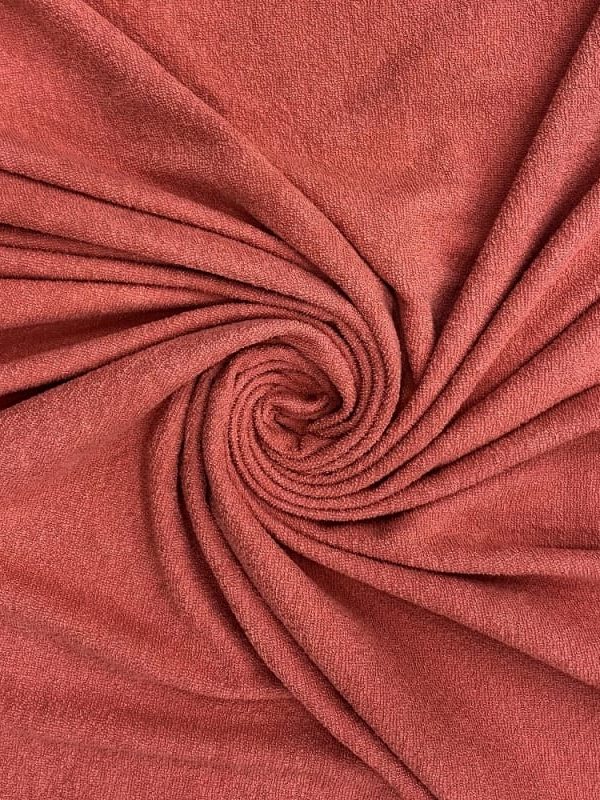 birlik1952 metrelik havlu turkish towel meter bathrobe fabric terracota kırmızı red