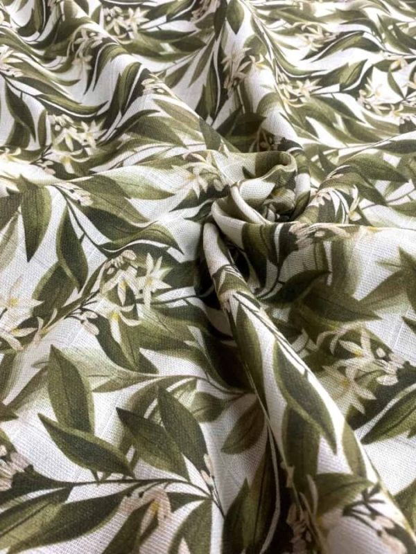 birlik1952 müslin digital print dijital baskı kumaş fabric battaniyesi swaddle blanket citrus flower bloosom limon çiceği lemon