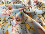 birlik1952 müslin digital print dijital baskı kumaş fabric battaniyesi swaddle blanket magnolia manolya