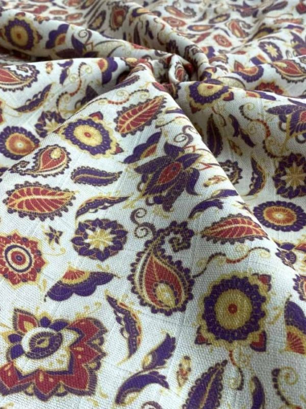 birlik1952 müslin digital print dijital baskı kumaş fabric battaniyesi swaddle blanket şal desen