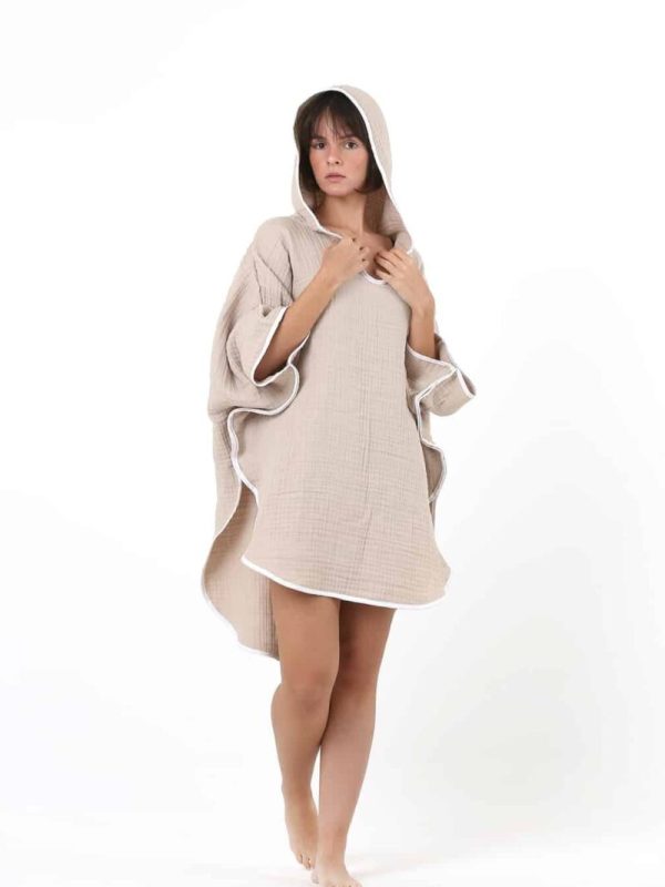 birlik1952 4 layer kat gauze crinkle krinkle 3 kat layer gauze 4 multi double muslin müslin pancho bathrobe turkish whosale panço bornoz bej bejie vizon