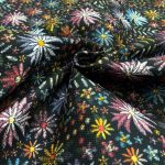 Birlik1952 Dijital Baskı Kumaş Nakış Çiçek - Görsel 2