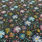 Birlik1952 Dijital Baskı Kumaş Nakış Çiçek - Görsel 3