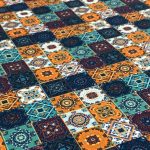 Birlik1952 Dijital Baskı Kumaş Mini Mozaik - Görsel 3