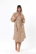 birlik1952 dijital print müslin fabric kimono bathrobe bornoz digital baskı desenli banyo whosale turkish company toptan tekstil textile bridemaid etamin ancient buildings evler
