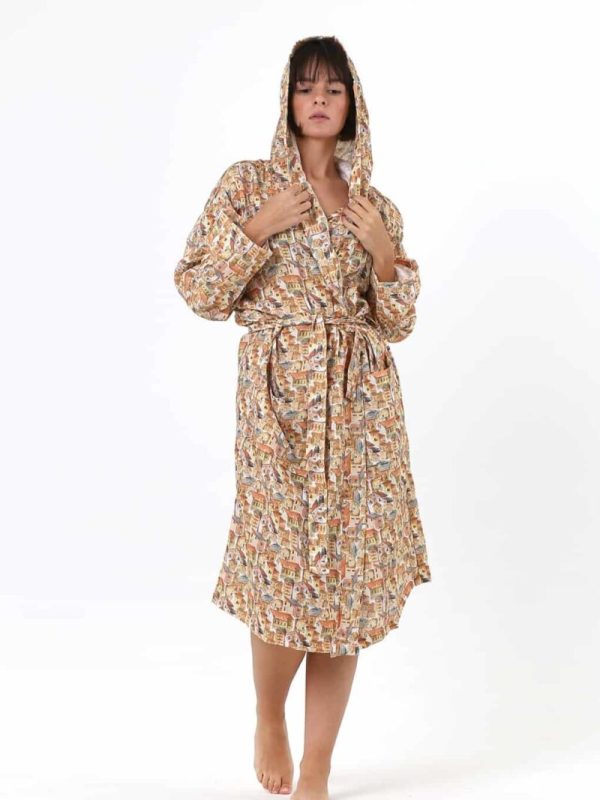 birlik1952 dijital print müslin fabric kimono bathrobe bornoz digital baskı desenli banyo whosale turkish company toptan tekstil textile bridemaid etamin ancient buildings evler