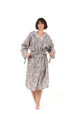 birlik1952 dijital print müslin fabric kimono bathrobe bornoz digital baskı desenli banyo whosale turkish company toptan tekstil textile bridemaid etamin tilki fox fuchs