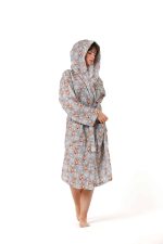 birlik1952 dijital print müslin fabric kimono bathrobe bornoz digital baskı desenli banyo whosale turkish company toptan tekstil textile bridemaid etamin tilki fox fuchs