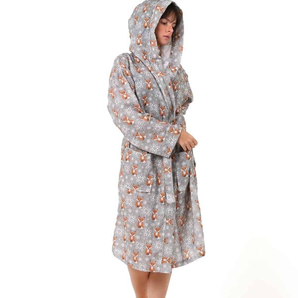 birlik1952 dijital print müslin fabric kimono bathrobe bornoz digital baskı desenli banyo whosale turkish company toptan tekstil textile bridemaid etamin tilki fox fuchs