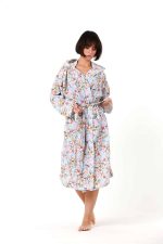 birlik1952 dijital print müslin fabric kimono bathrobe bornoz digital baskı desenli banyo whosale turkish company toptan tekstil textile bridemaid etamin manolya magnolia blossom çiçek