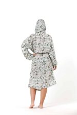 birlik1952 dijital print müslin fabric kimono bathrobe bornoz digital baskı desenli banyo whosale turkish company toptan tekstil textile bridemaid etamin embrodiery art flora bakış yaprak