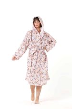 birlik1952 dijital print müslin fabric kimono bathrobe bornoz digital baskı desenli banyo whosale turkish company toptan tekstil textile bridemaid etamin horoz rooster