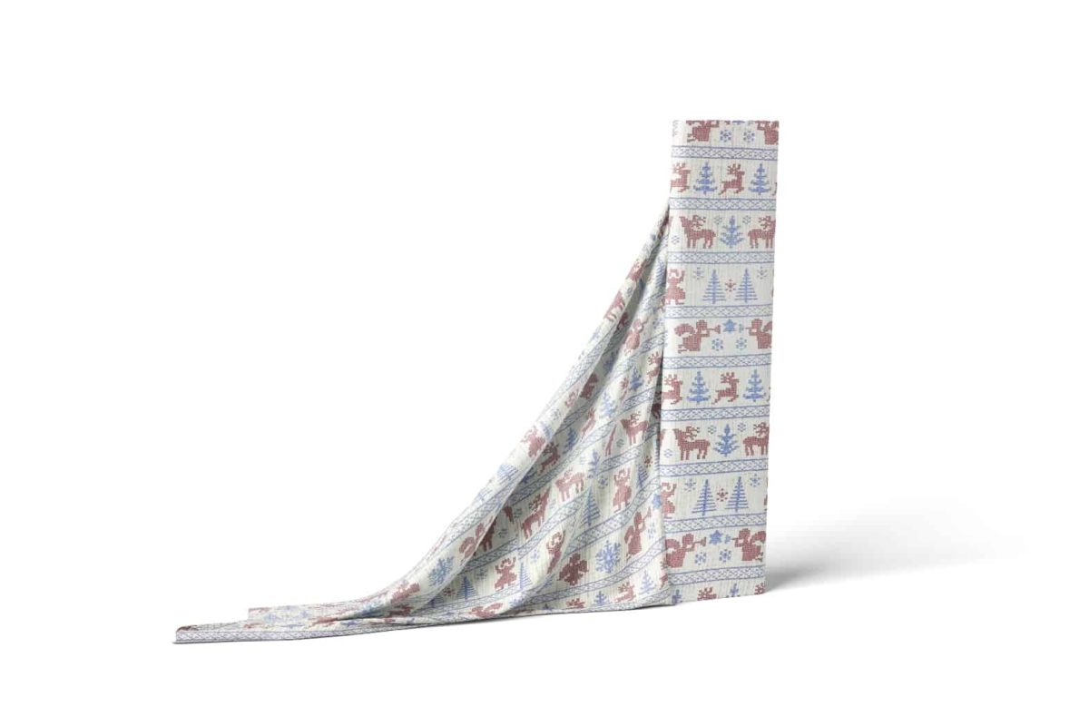 birlik1952 jakarlı 3 kat müslin three layer jaquard swaddle blanket baby crinkle krinkle muslin fabric cotton bedspread christmas noel deer snowflakes 4 gauze