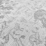 birlik1952 jakarlı 3 kat müslin three layer jaquard swaddle blanket baby crinkle krinkle muslin fabric cotton forest wild animals hayvanlar grey gri antrasit