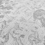 birlik1952 jakarlı 3 kat müslin three layer jaquard swaddle blanket baby crinkle krinkle muslin fabric cotton forest wild animals hayvanlar grey gri antrasit