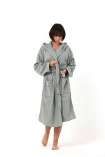 birlik1952 towel fabric havlu kumaş lunanino banyo bornoz bathrobe whosale toptan kumaş adaçayı sage yeşil