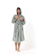 birlik1952 towel fabric havlu kumaş lunanino banyo bornoz bathrobe whosale toptan kumaş adaçayı sage yeşil