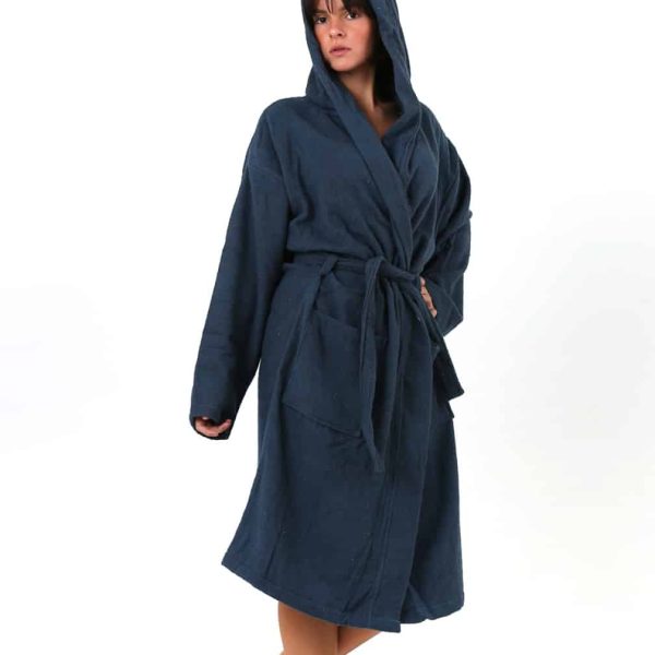 birlik1952 towel fabric havlu kumaş lunanino banyo bornoz bathrobe whosale toptan kumaş indigo blue mavi