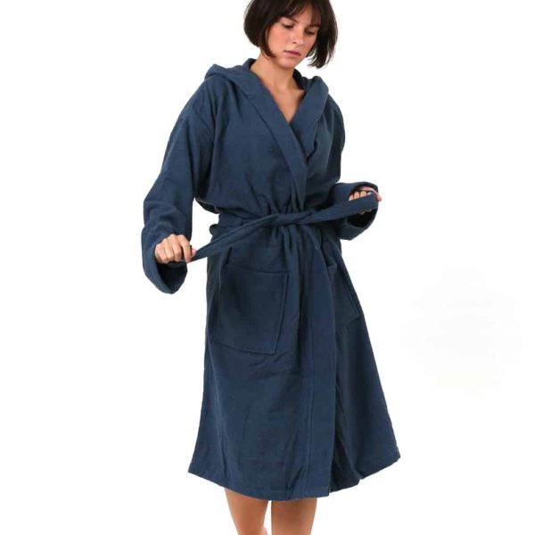 birlik1952 towel fabric havlu kumaş lunanino banyo bornoz bathrobe whosale toptan kumaş indigo blue mavi