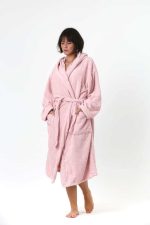 birlik1952 towel fabric havlu bornoz kumaş lunanino banyo bornoz bathrobe whosale toptan kumaş pembe pink