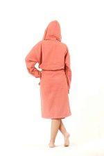 birlik1952 towel fabric havlu kumaş lunanino banyo bornoz bathrobe whosale toptan kumaş terracota kiremit