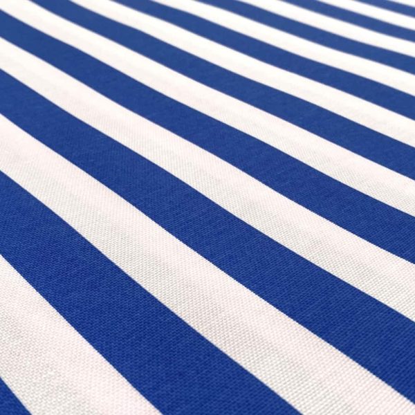 birlik1952 duck çok amaçlı dekoratif kumaş panama keteni fabric linen waterproof stripes çizgi çubuklu mavi blue